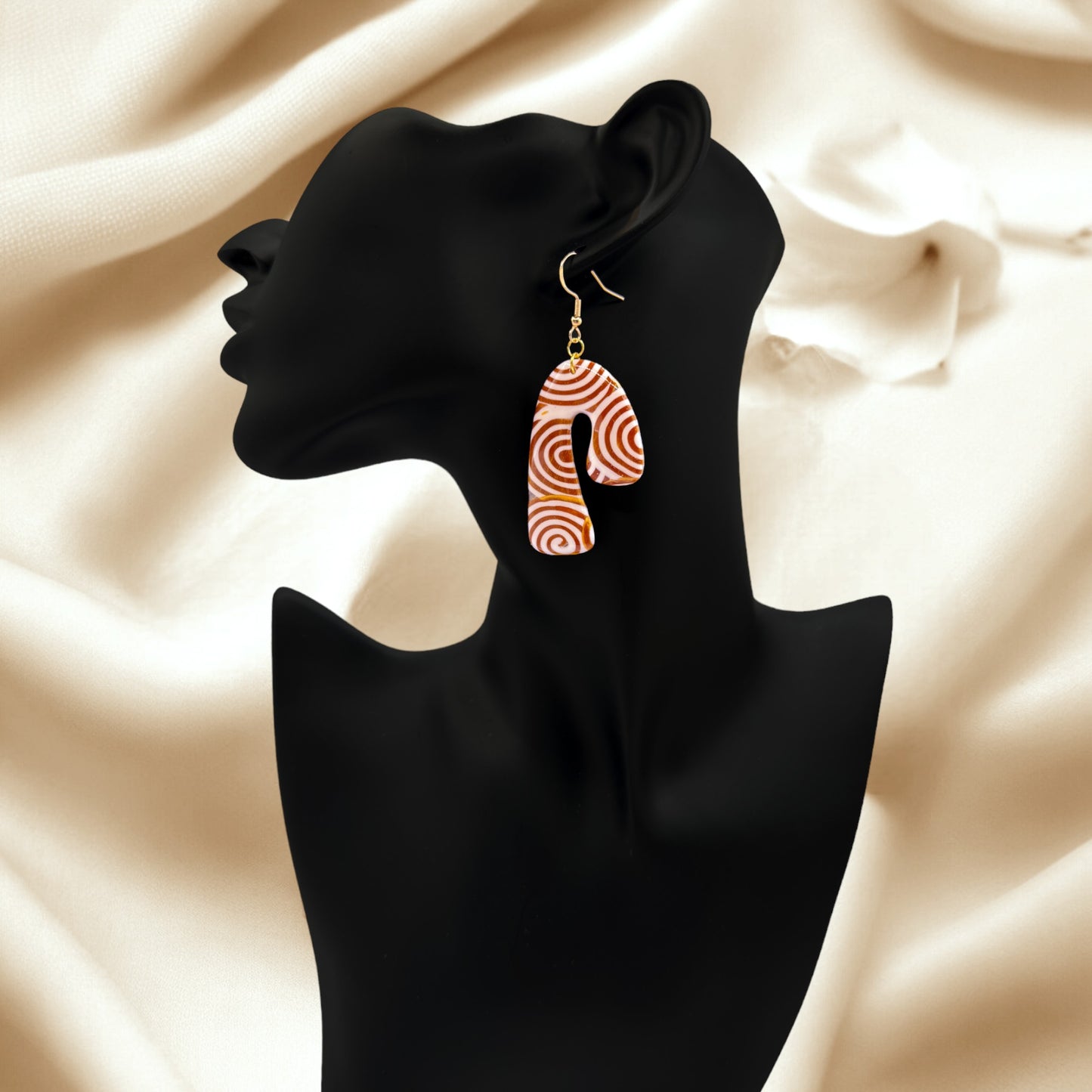 Made With Love Aurum Helix Collection Extra Large Freeform Arch Hook Earrings