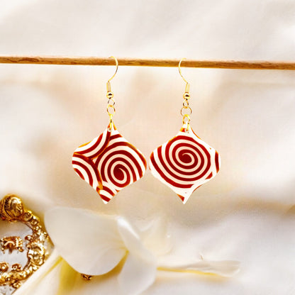 Made With Love Aurum Helix Collection Medium Arabesque Hook Earrings