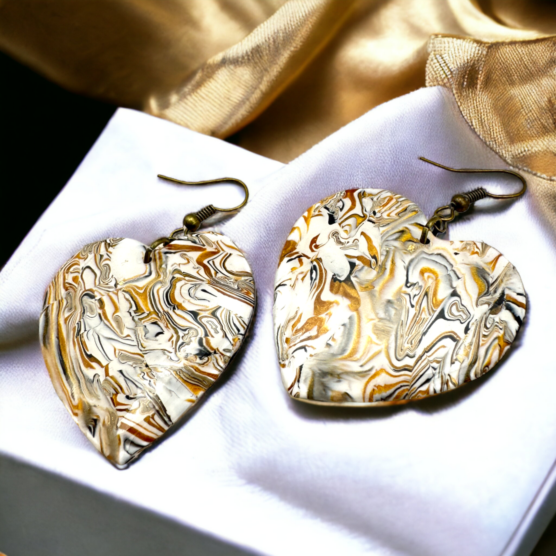 Made With Love Azura Collection Heart Hook Earrings