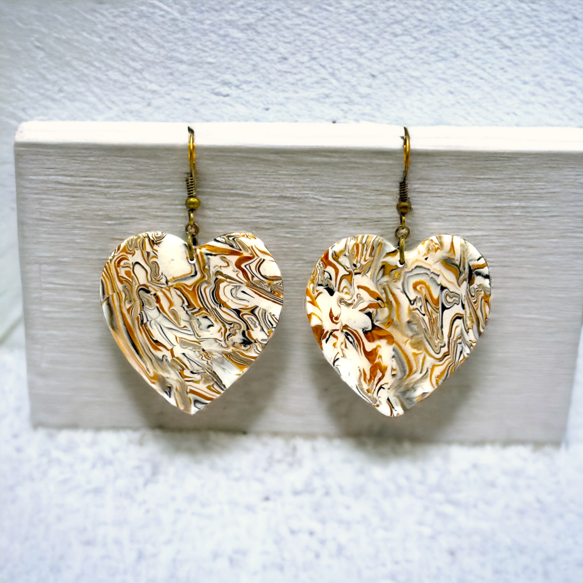 Made With Love Azura Collection Heart Hook Earrings