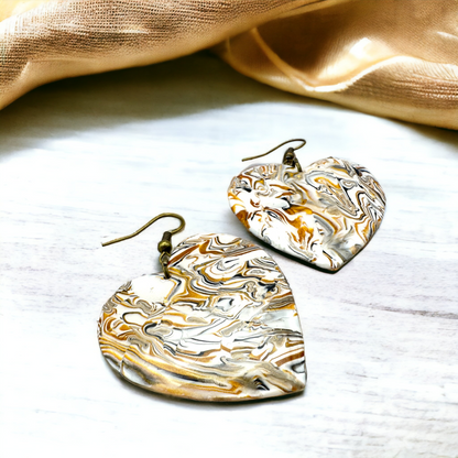 Made With Love Azura Collection Heart Hook Earrings