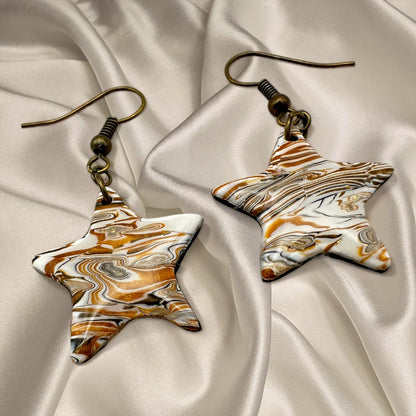 Made With Love Azura Collection Small Star Hook Earrings