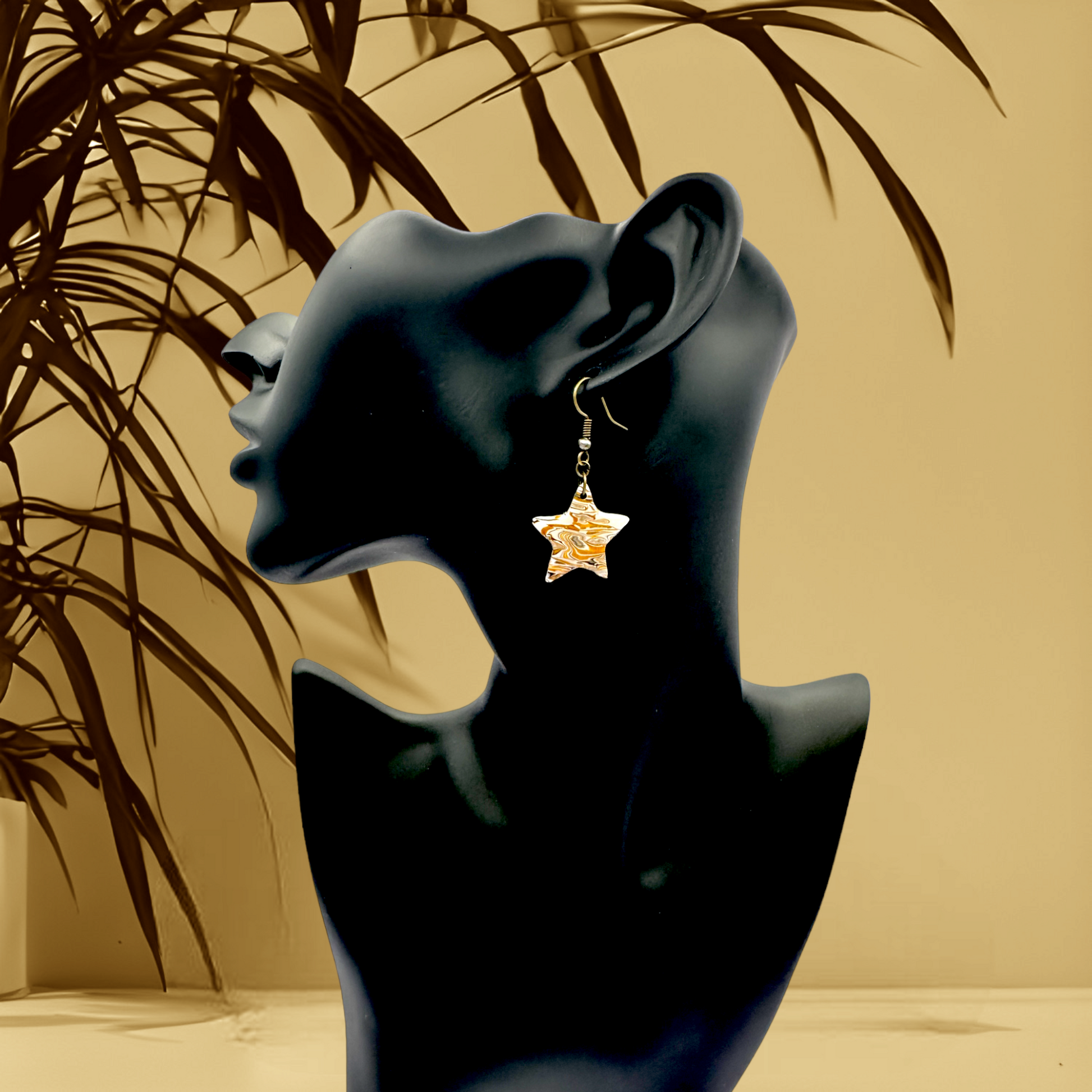 Made With Love Azura Collection Small Star Hook Earrings