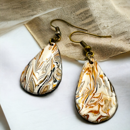 Made With Love Azura Collection Small Teardrop Hook Earrings