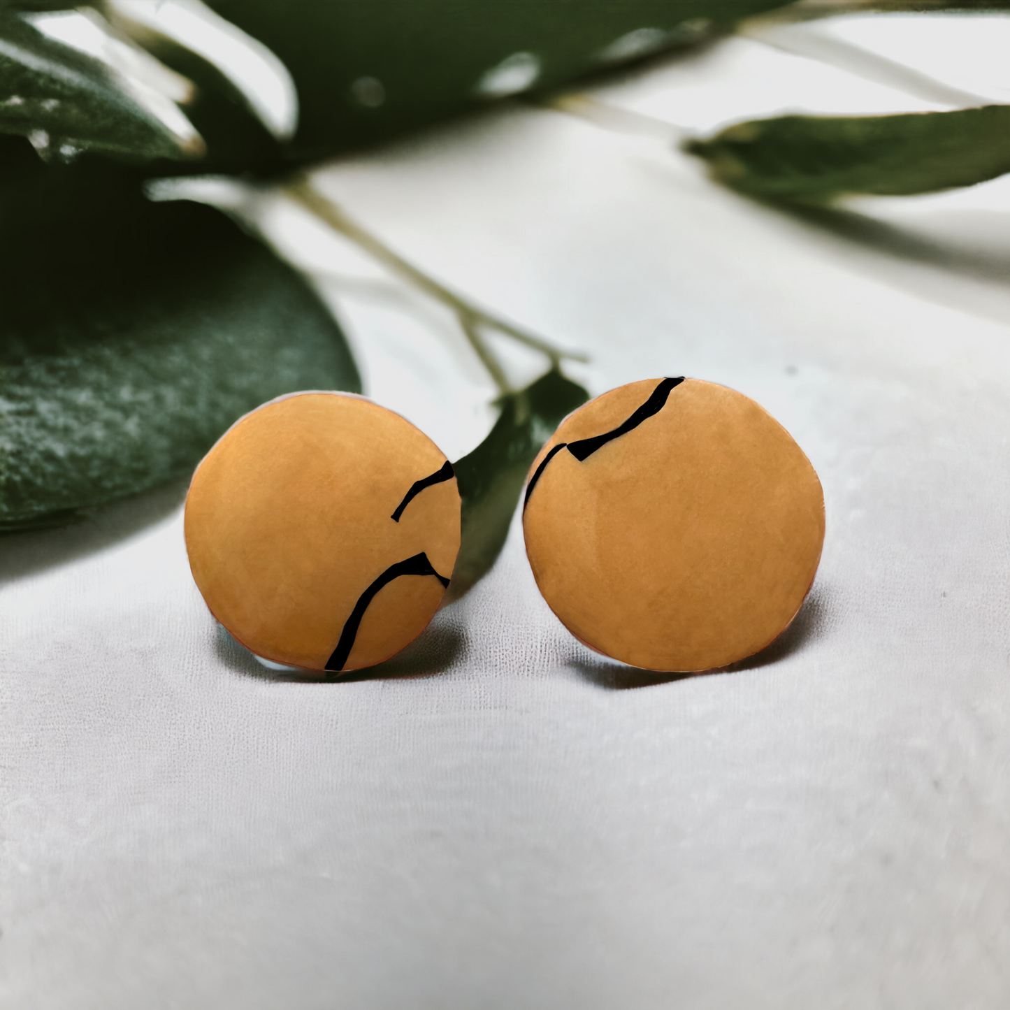 Made With Love Bijoux Tiger Collection Extra Small Circle Post Earrings