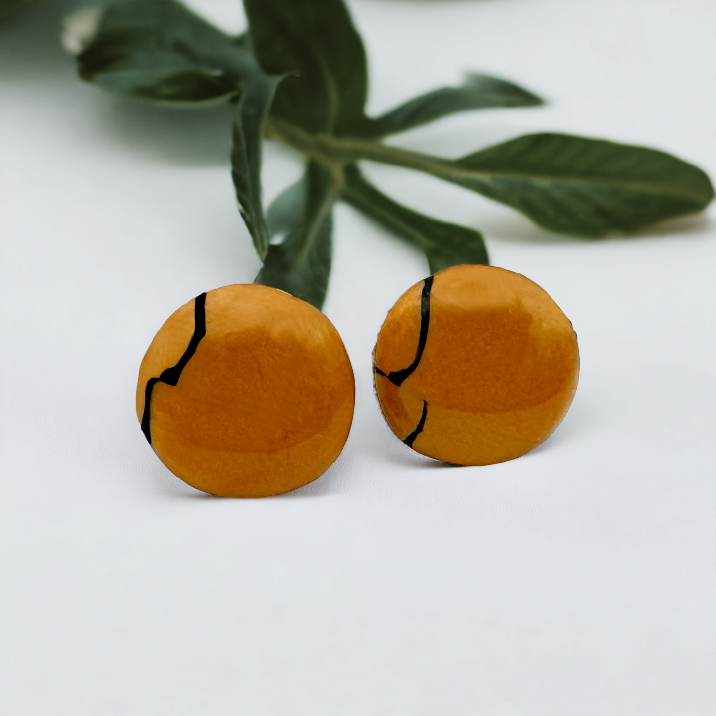 Made With Love Bijoux Tiger Collection Extra Small Circle Post Earrings