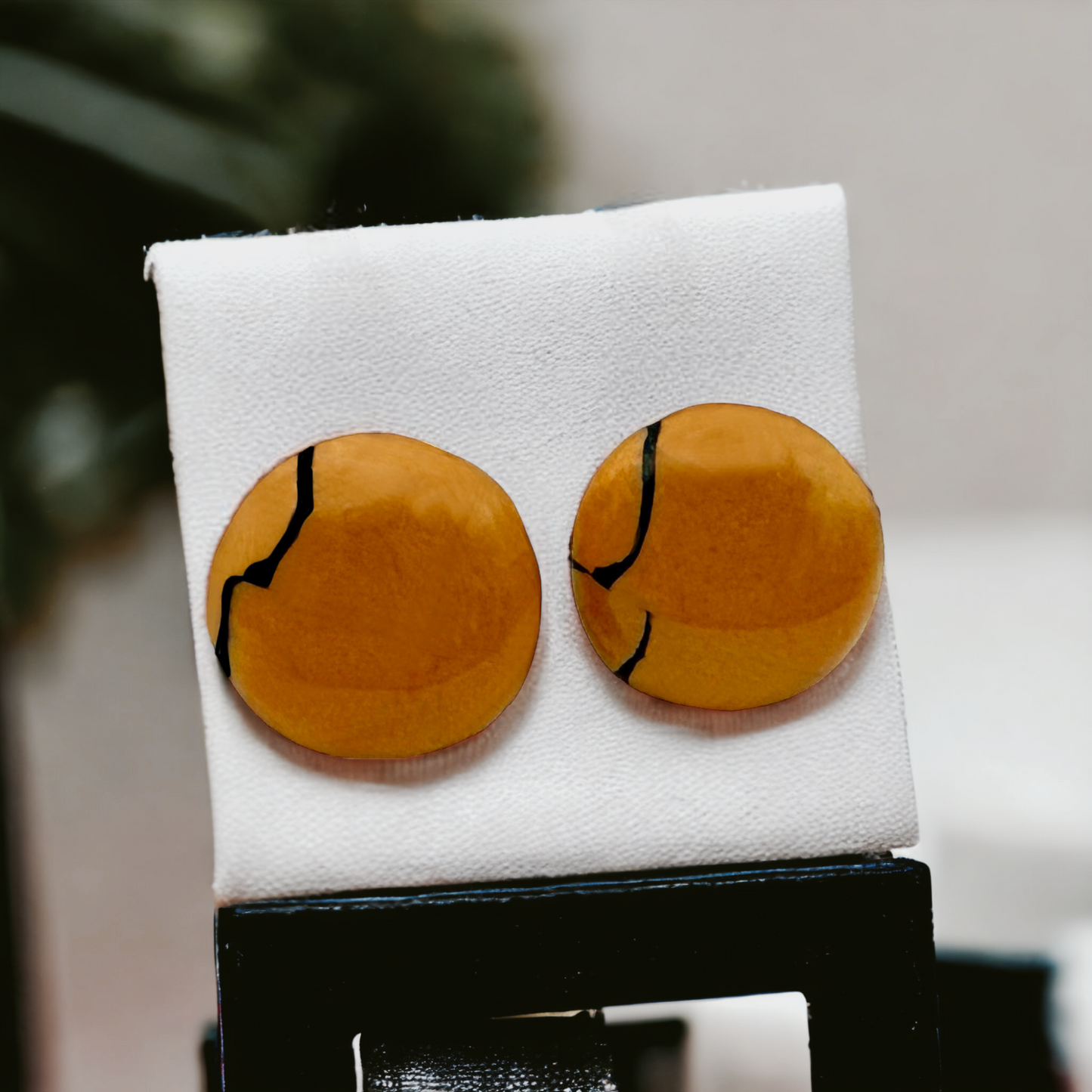 Made With Love Bijoux Tiger Collection Extra Small Circle Post Earrings