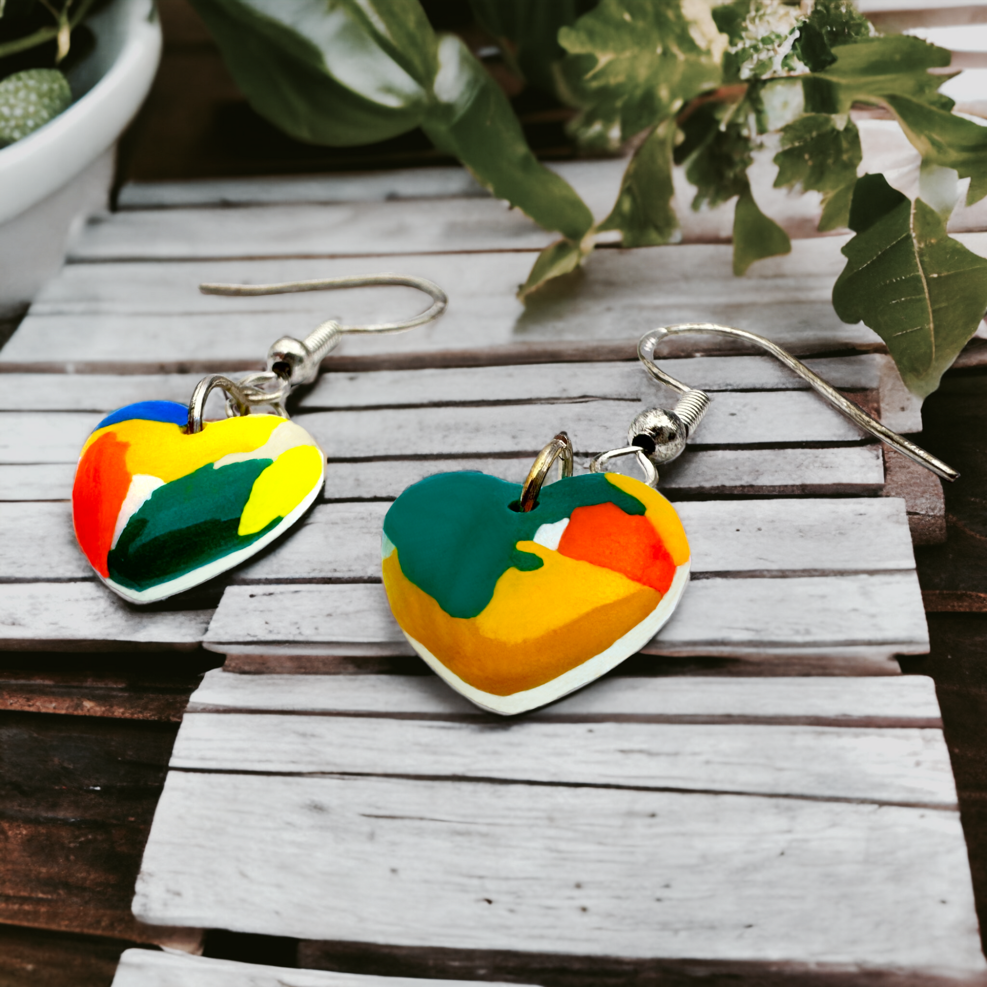 Made With Love Club Tropicana Collection Extra Small Heart Hook Earrings