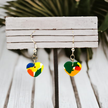 Made With Love Club Tropicana Collection Extra Small Heart Hook Earrings