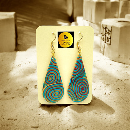 Made With Love Osiris Collection Large Teardrop Hook Earrings