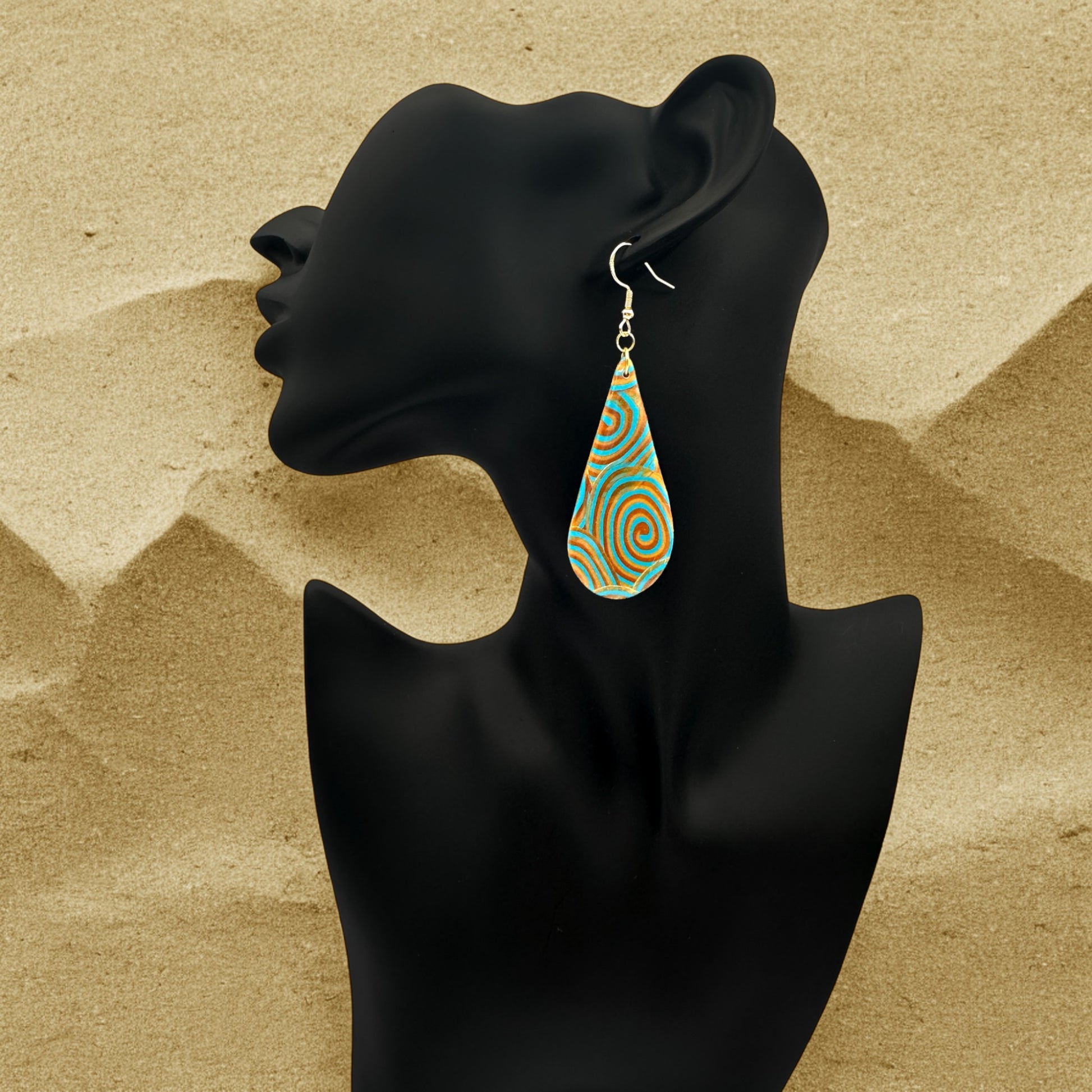 Made With Love Osiris Collection Large Teardrop Hook Earrings