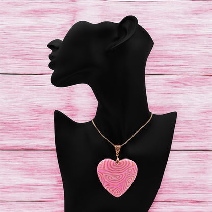 Made With Love Pink Fizz Collection Heart Necklace