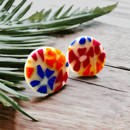 Made With Love Tutti Frutti Collection Extra Small Circle Post Earrings