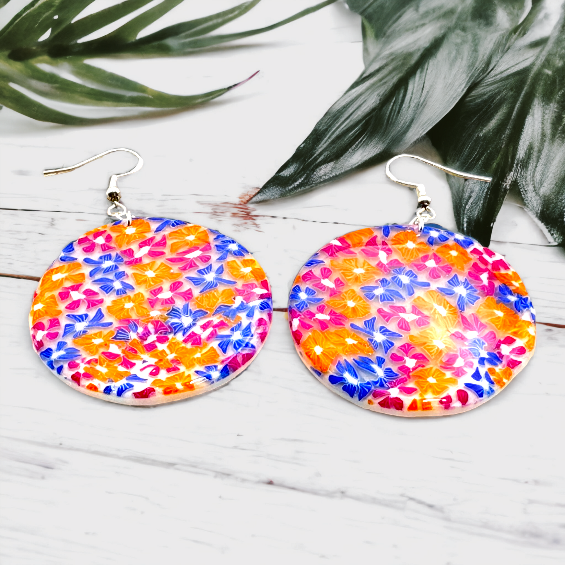 Made With Love Tutti Frutti Collection Large Circle Hook Earrings