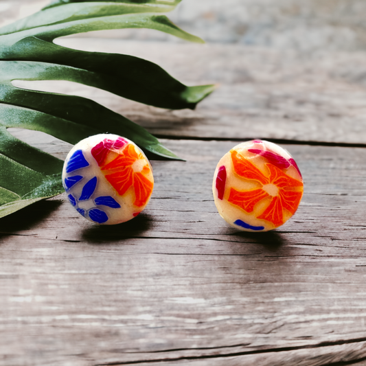 Made With Love Tutti Frutti Collection Mini Circle Post Earrings