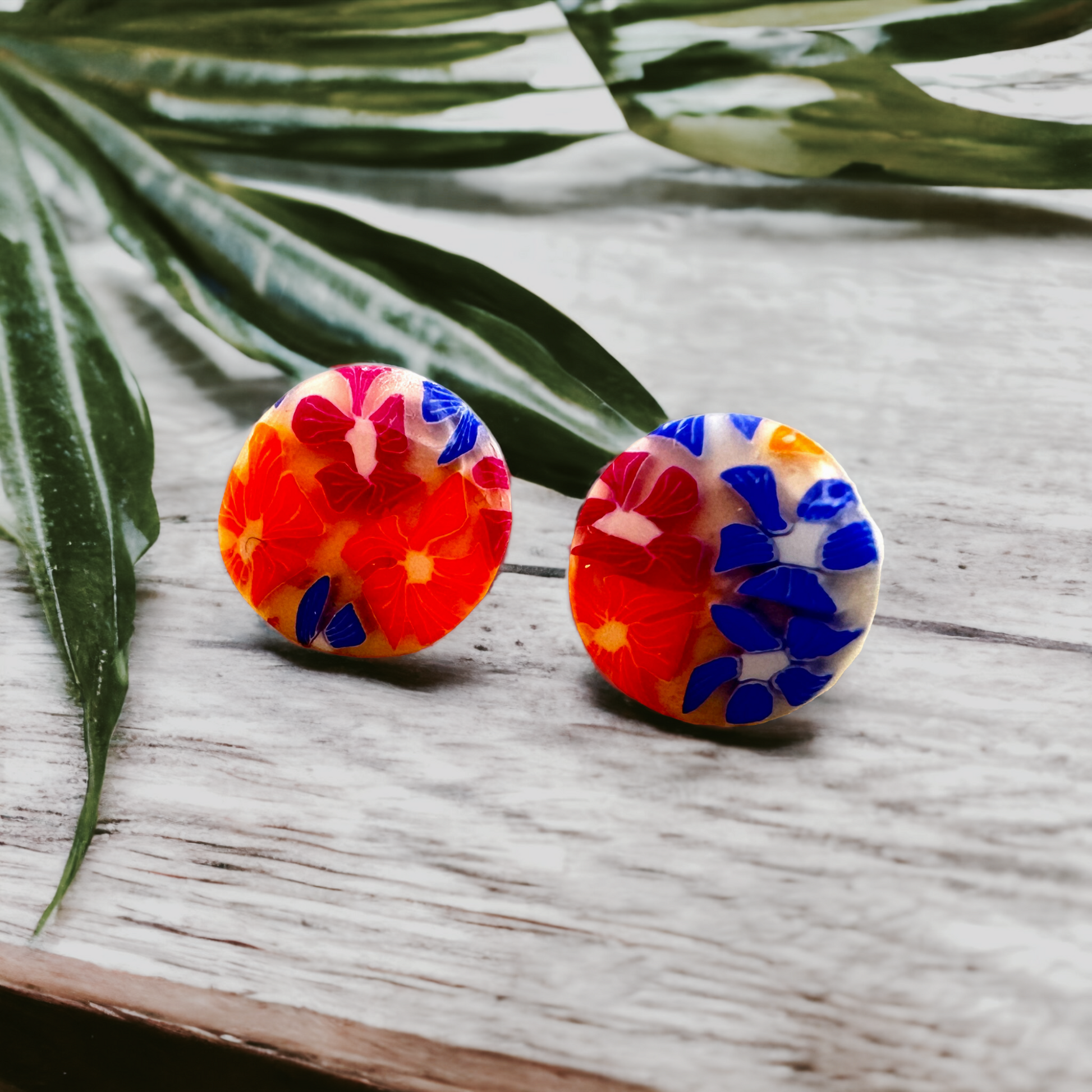 Made With Love Tutti Frutti Collection Small Circle Post Earrings 