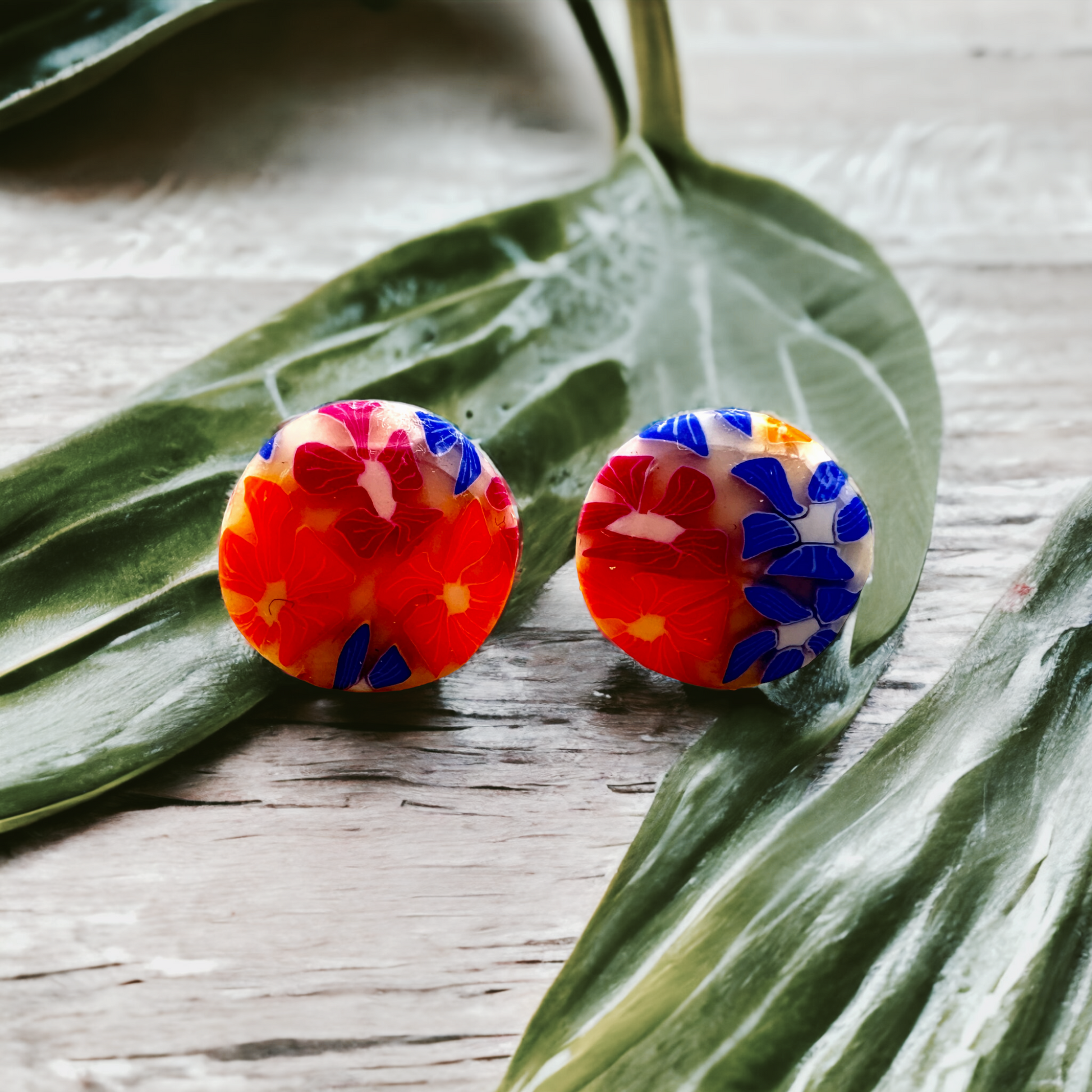 Made With Love Tutti Frutti Collection Small Circle Post Earrings 