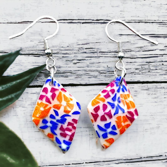 Made With Love Tutti Frutti Collection Small Diamond Hook Earrings