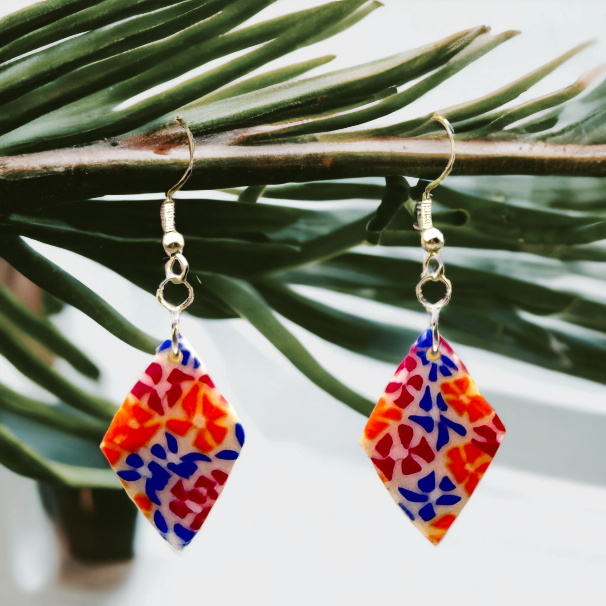 Made With Love Tutti Frutti Collection Small Diamond Hook Earrings