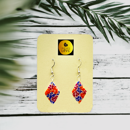 Made With Love Tutti Frutti Collection Small Diamond Hook Earrings