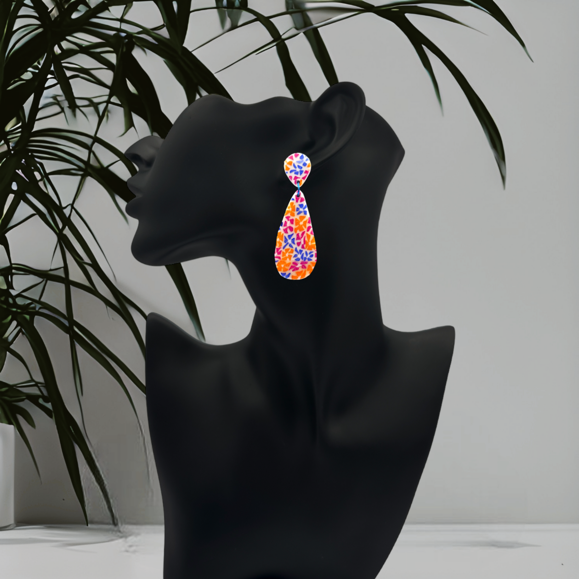 Made With Love Tutti Frutti Collection Large Double Teardrop Post Earrings