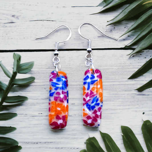 Made With Love Tutti Frutti Collection Small Oblong Hook Earrings