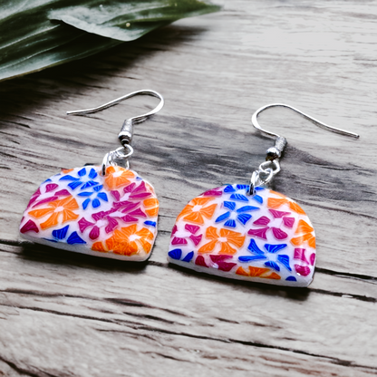 Made With Love Tutti Frutti Collection Small Semi Circle Hook Earrings