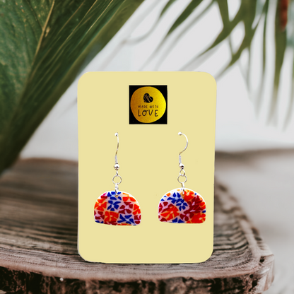 Made With Love Tutti Frutti Collection Small Semi Circle Hook Earrings