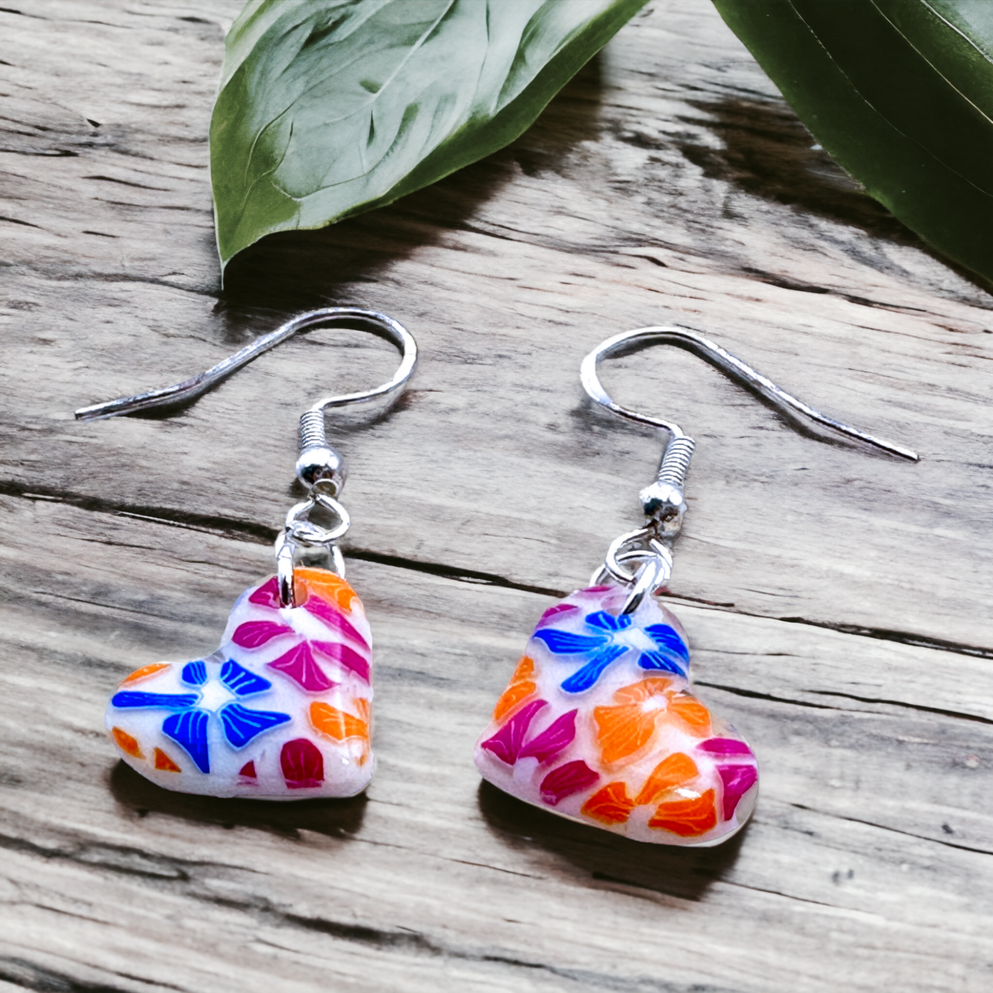 Made With Love Tutti Frutti Collection Sleepy Hearts Extra Small Hook Earrings