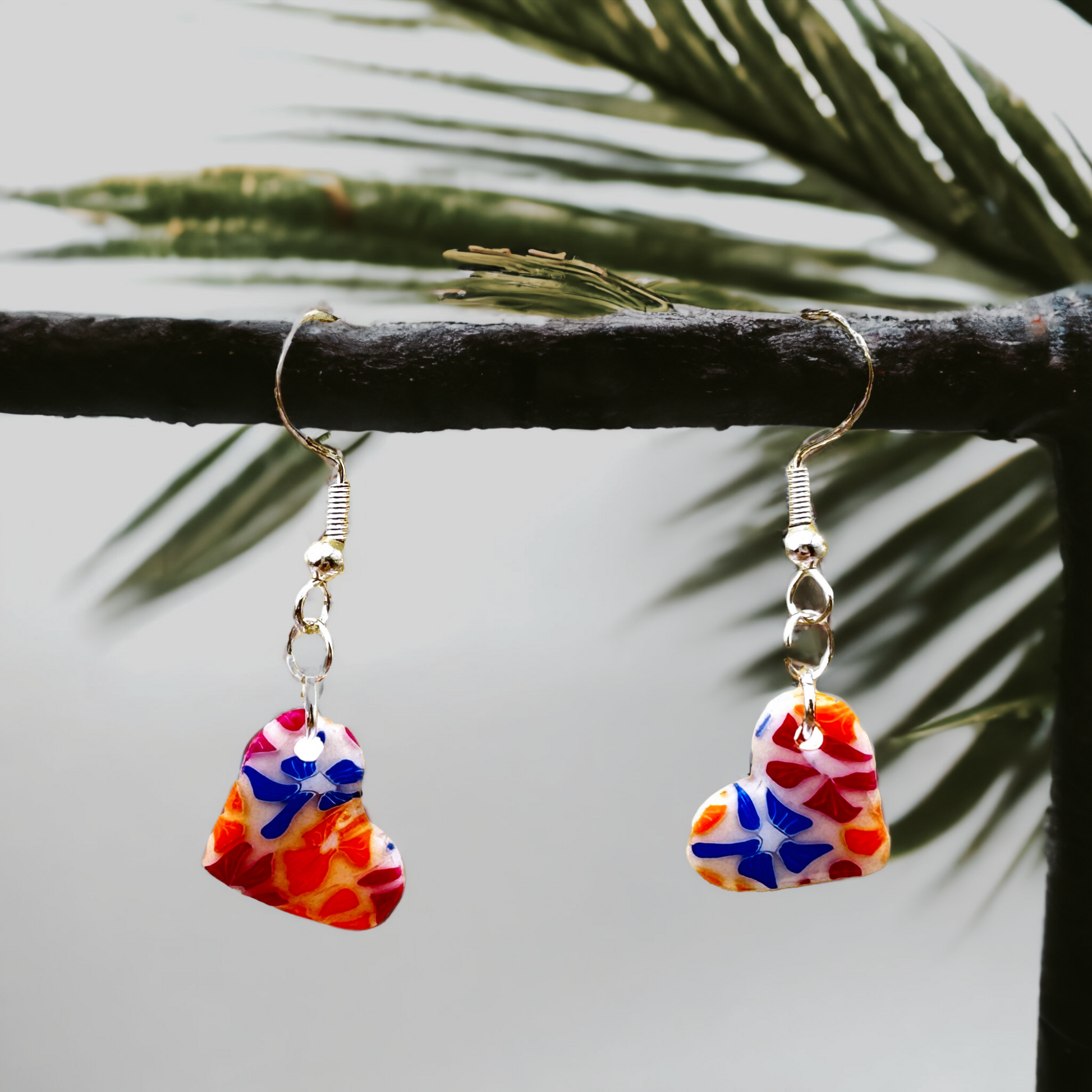 Made With Love Tutti Frutti Collection Sleepy Hearts Extra Small Hook Earrings