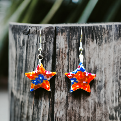 Made With Love Tutti Frutti Collection Small Star Hook Earrings