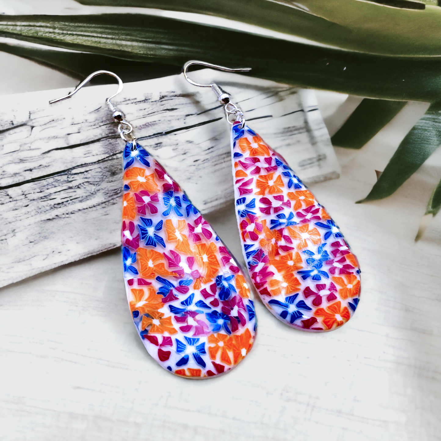 Made With Love Tutti Frutti Collection Large Teardrop Hook Earrings