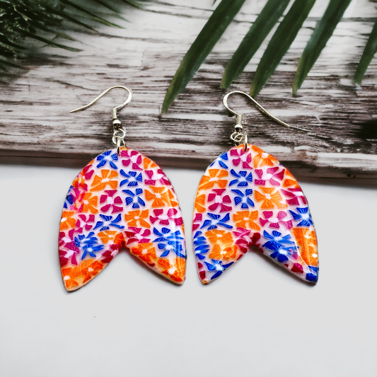 Made With Love Tutti Frutti Collection Large Upside Down Tulip Hook Earrings