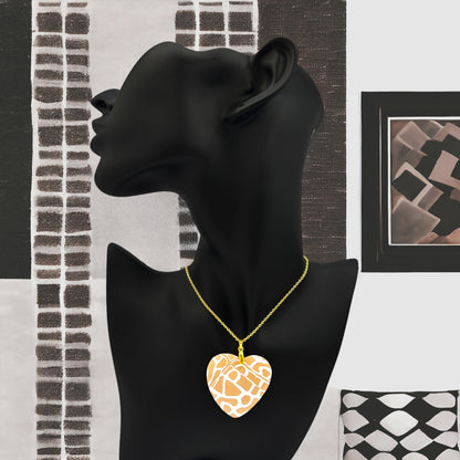 Made With Love Twiga Mkuu Collection Heart Necklace