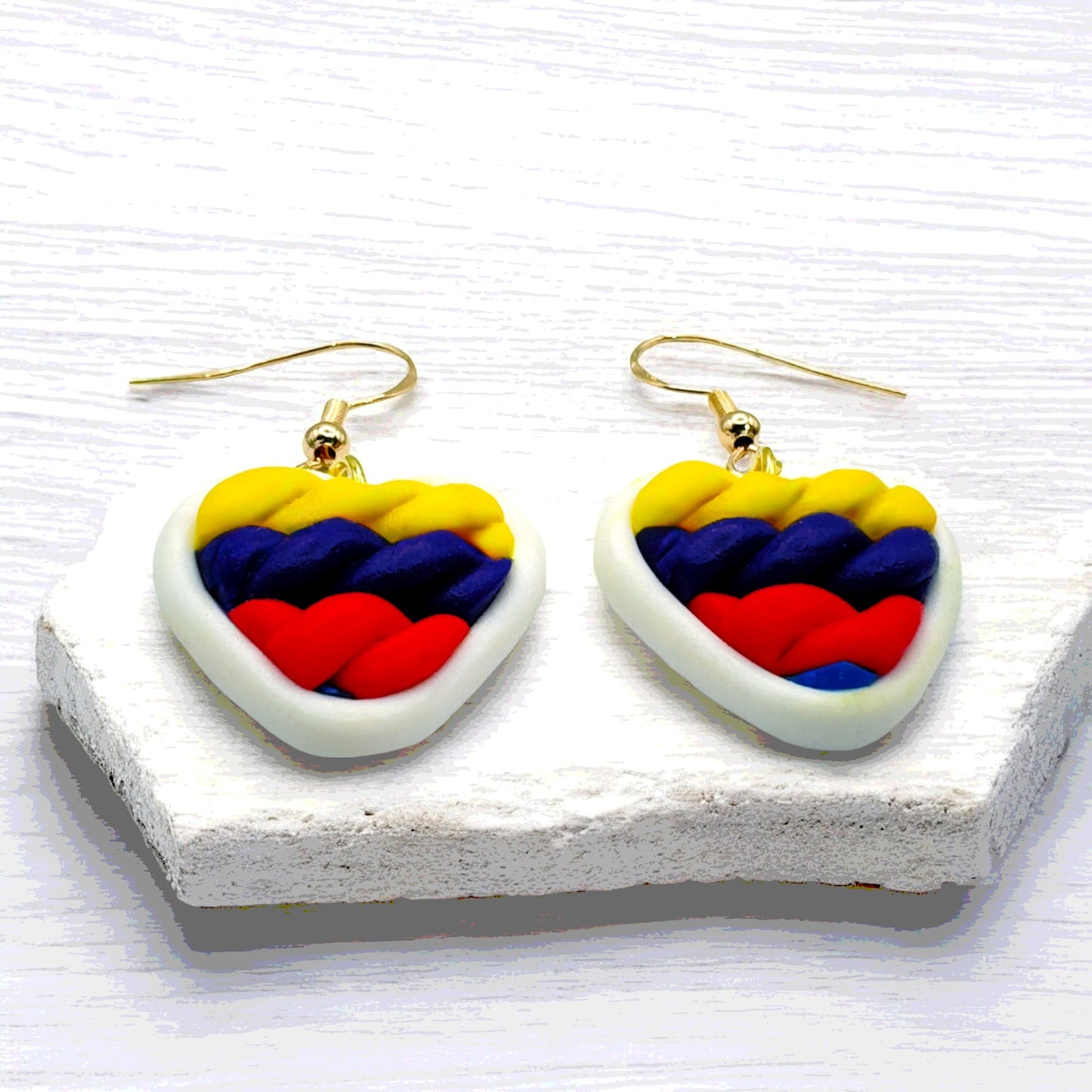 Made With Love Twisted Hearts Collection Electric Dreams Small Hook Earrings