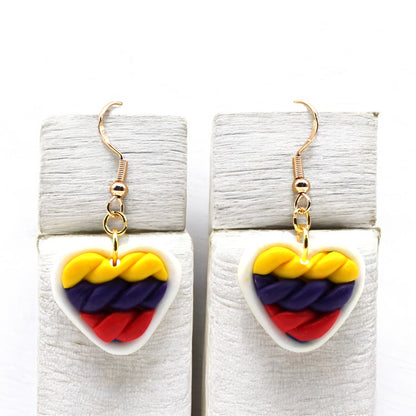 Made With Love Twisted Hearts Collection Electric Dreams Small Hook Earrings